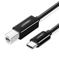 Ugreen US241 Kabel USB-C 2.0 - USB-B 1 m - černý 6957303888115