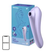 Vibrátor Satisfyer Dual Pleasure s aplikací (fialový)