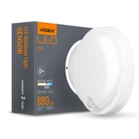 VIDEX LED svítidlo KIRA s PIR pohybovým čidlem - panel  přisazený 11W 880lm IP65 230V CCD NEUTRÁLNÍ BÍLÁ VLE-BHR-115W-SP