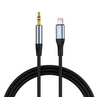 Vipfan L05 Kabel Lightning na mini jack 3,5 mm AUX, 1 m (šedý) 036868