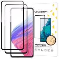 Wozinsky 2x Full Glue Tvrzené sklo Samsung Galaxy A54 5G 9H Celoplošné tvrzené sklo s černým rámečkem 5907769309175