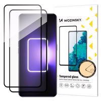 Wozinsky Full Glue Tempered Glass 2x tvrzené sklo pro Realme GT Neo 5 / Realme GT3 9H přes celou obrazovku s černým rámečkem 5907769320866