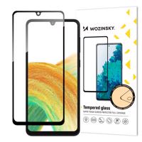 Wozinsky Full Glue Tvrzené sklo pro Samsung Galaxy A34 5G 9H Celoplošné tvrzené sklo s černým rámečkem 5907769320545