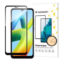 Wozinsky Full Glue Tvrzené sklo Xiaomi Redmi A1+ 9H Celoplošné tvrzené sklo s černým rámečkem 5907769309243