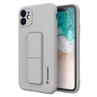 Wozinsky Kickstand Case silikonové pouzdro se stojánkem iPhone 11 Pro Max šedé 5907769316791