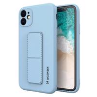 Wozinsky Kickstand Case silikonové pouzdro se stojánkem iPhone 11 Pro Max světle modré 5907769316821