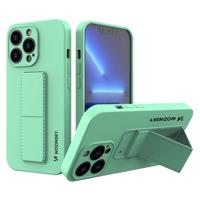 Wozinsky Kickstand Case silikonové pouzdro se stojánkem iPhone 13 mint 5907769318757