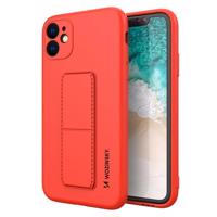 Wozinsky Kickstand Case silikonové pouzdro se stojánkem Samsung Galaxy A22 4G červené 5907769318382