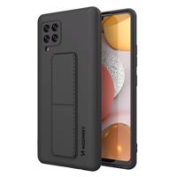 Wozinsky Kickstand Case silikonové pouzdro se stojánkem Samsung Galaxy A42 5G černé 5907769317262