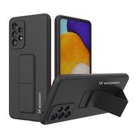 Wozinsky Kickstand Case silikonové pouzdro se stojánkem Samsung Galaxy A73 černé 5907769319952