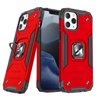 Wozinsky Ring Armor obrněný hybridní kryt + magnetický držák iPhone 13 Pro červený 5907769317958