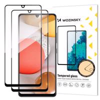 Wozinsky sada 2x superpevné Full Glue tvrzené sklo přes celou obrazovku s rámečkem Case Friendly Samsung Galaxy A42 5G černá 5907769318160