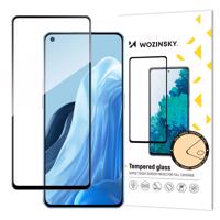 Wozinsky super odolné Full Glue tvrzené sklo přes celou obrazovku s rámem Case Friendly Oppo Reno7 Pro 5G černé 5907769319761