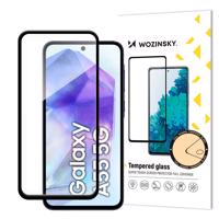 Wozinsky Tvrzené sklo Full Glue pro Samsung Galaxy A55 s černým rámečkem 5907769360480