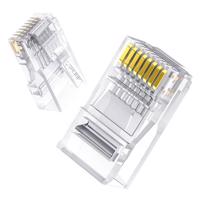 Zástrčka RJ45 Cat 6 UGREEN 50961, 10 ks (průhledná) 046387